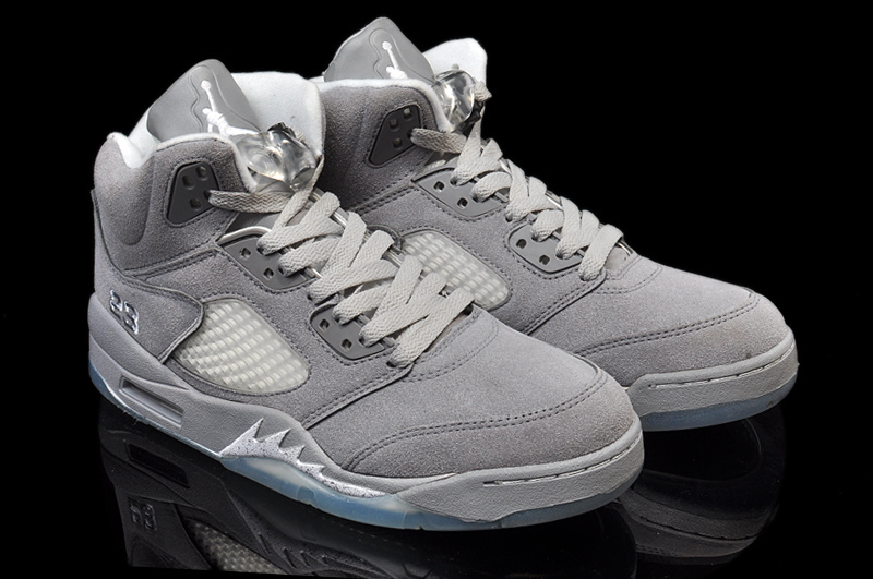 Air Jordan 5 Mens Shoes Gray Online